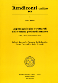 Rendiconti Online della Società Geologica Italiana - Vol. February 2008