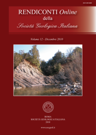 Rendiconti Online della Società Geologica Italiana - Vol. 12/2010