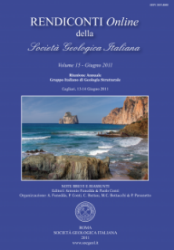 Rendiconti Online della Società Geologica Italiana - Vol. June 2011