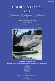 Rendiconti Online della Società Geologica Italiana - Vol. August 2011