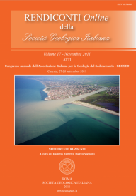 Rendiconti Online della Società Geologica Italiana - Vol. 17/2011