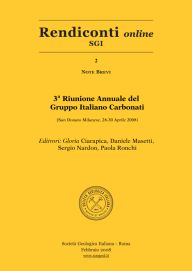 Rendiconti Online della Società Geologica Italiana - Vol. February 2008