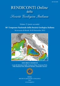 Rendiconti Online della Società Geologica Italiana - Vol. August 2012