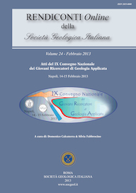 Rendiconti Online della Società Geologica Italiana - Vol. February 2013
