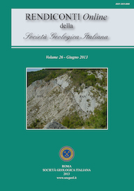 Rendiconti Online della Società Geologica Italiana - Vol. June 2013