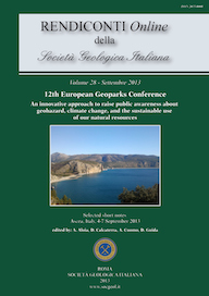 Rendiconti Online della Società Geologica Italiana - Vol. September 2013