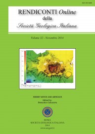 Rendiconti Online della Società Geologica Italiana - Vol. November 2014