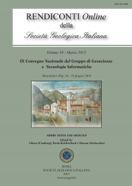Rendiconti Online della Società Geologica Italiana - Vol. March 2015