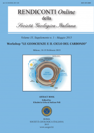 Rendiconti Online della Società Geologica Italiana - Vol. May 2015