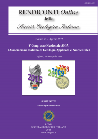 Rendiconti Online della Società Geologica Italiana - Vol. 35/2015