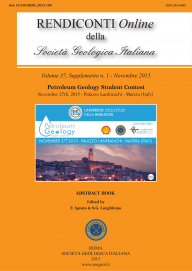 Rendiconti Online della Società Geologica Italiana - Vol. 37/2015