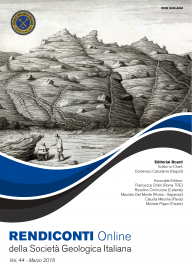 Rendiconti Online della Società Geologica Italiana - Vol. March 2018