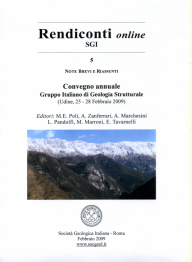 Rendiconti Online della Società Geologica Italiana - Vol. February 2009